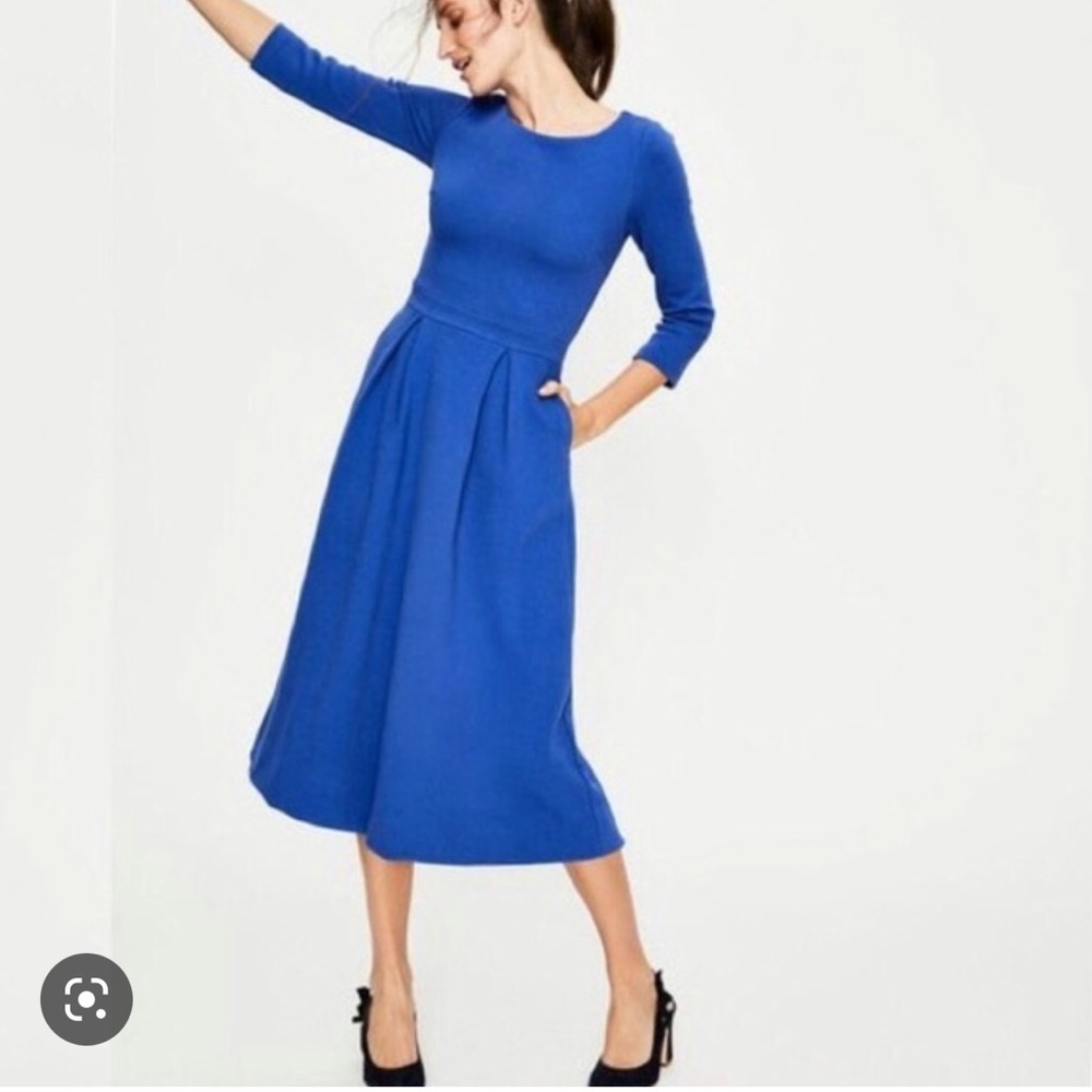 BODEN Harvey TEXTURED Jersey Dress J0141. Size 14R